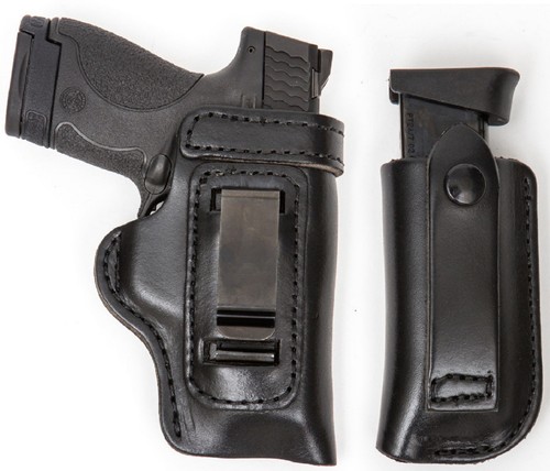LT TAN CUSTOM OWB Leather Gun Holster U CHOOSE:rh,lh-laser-slide-cant-belt-mag - Picture 6 of 11