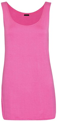 Ärmelloses langes Stretch-T-Shirt Trägertop Damen Frauen U-Ausschnitt Trägertop 