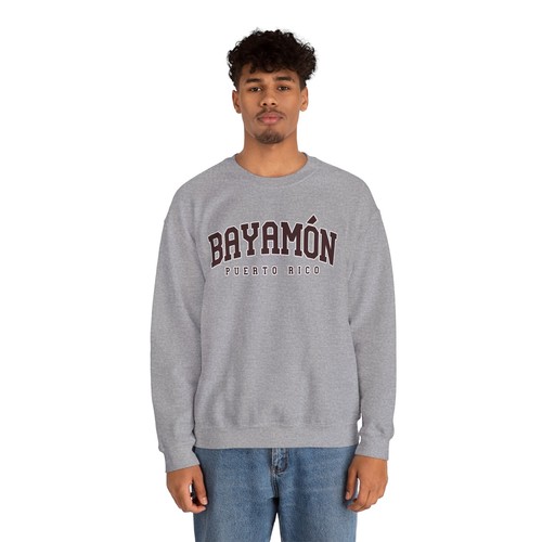 Bayamon Puerto Rico Boricua PR Sweatshirt Gift Crew Neck Long Pullover Shirt Men - Bild 6 von 8