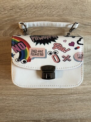 *** Handtasche neu und unbenutzt weiß Jayz Damen Clutch *** 