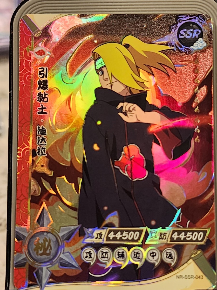 Deidara | NR-SSR-043 | Naruto Kayou Super Rare SSR Card Anime Tc1