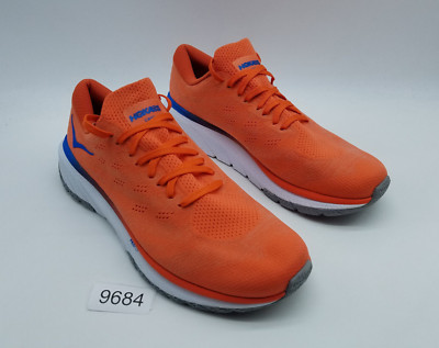 Hoka One One Cavu 3 Men's Size 11 Running Shoes Mandarin Red White