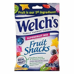 welch's fruit snacks bag