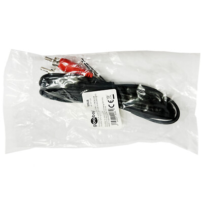 Connettore Audio RCA Maschio In Plastica, Rosso IADAP RCA-ECR Goobay