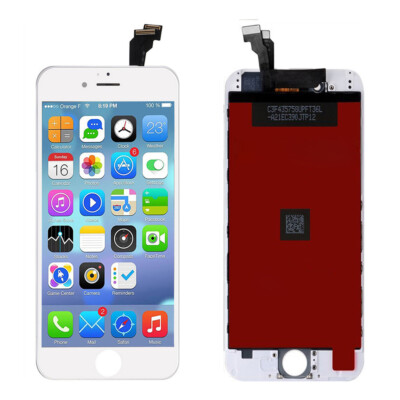 Display Vetro Schermo LCD Per IPhone 6 | A1549/A1586/A1589 | Bianco | Con Kit Strumenti E Adesivo