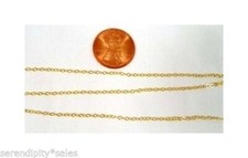 By-the-Foot 14K Gold Filled GF Cable Chain 1.5mm Bulk Footage Choose your Length