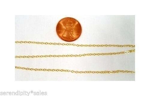 By-the-Foot 14K Gold Filled GF Cable Chain 1.5mm Bulk Footage Choose your Length - Picture 1 of 1
