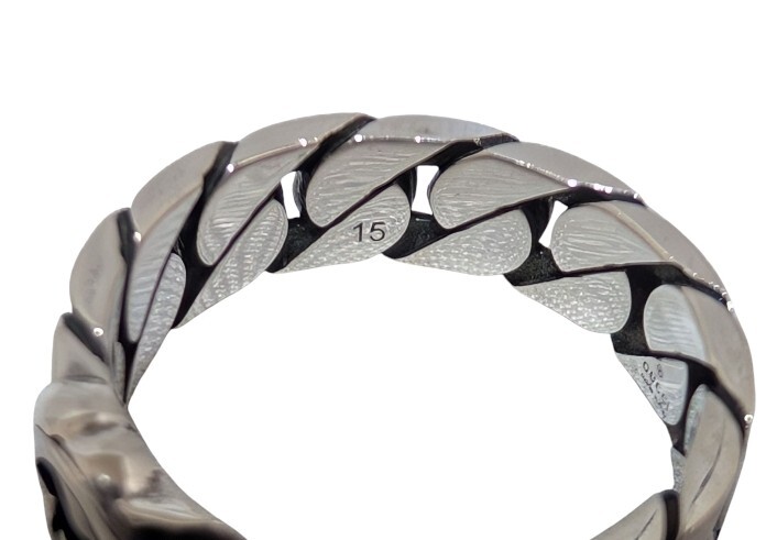 Authentic Gucci SV925 Ring Interlocking G Ring Ag… - image 2