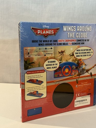 NEW Disney Planes Wings Around the Globe Steering Wheel Book Sounds Sealed - Picture 19 of 24