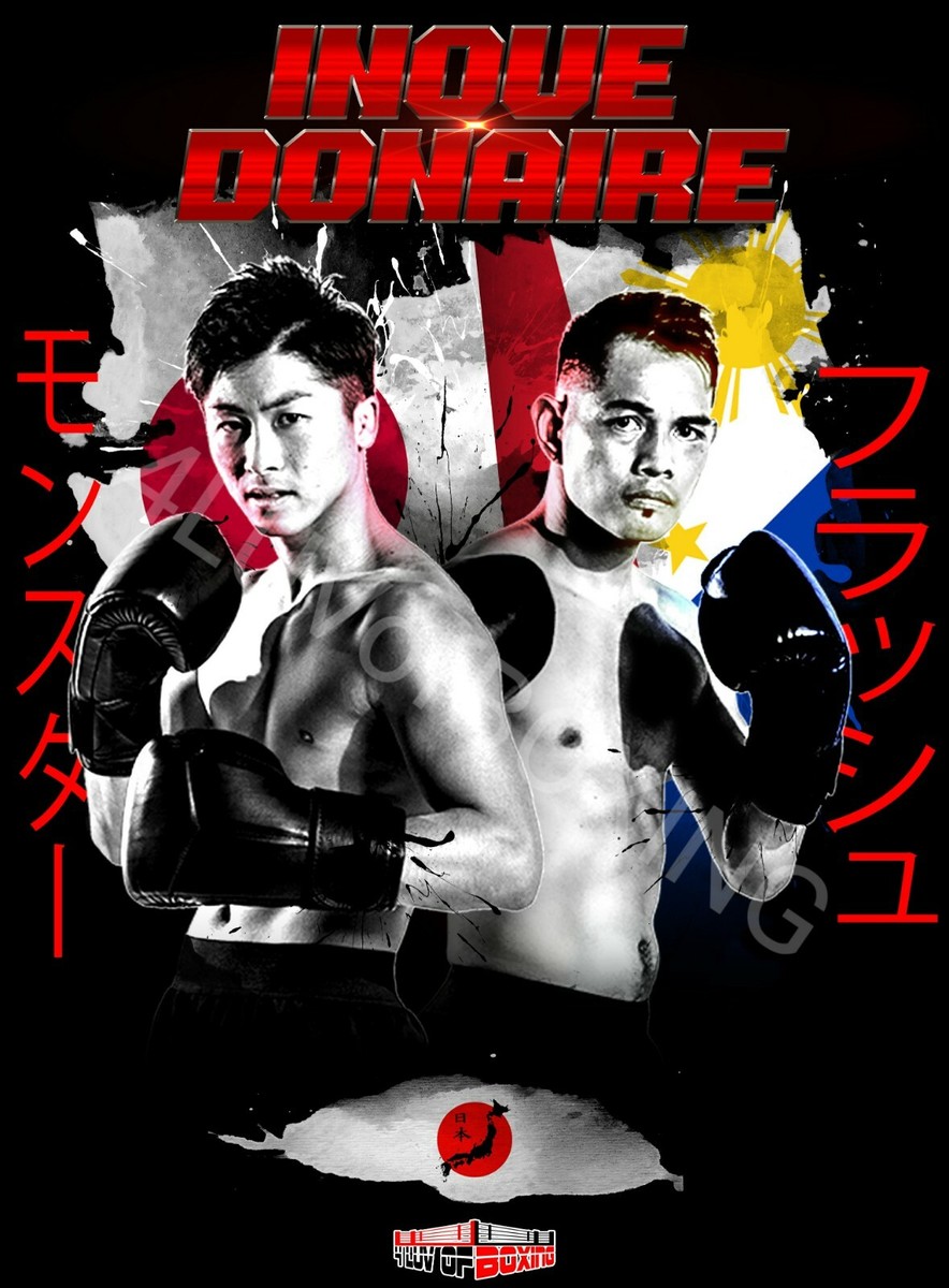 Naoya Monster Inoue vs Nonito Flash Donaire 4LUVofBOXING New Boxing Poster eBay