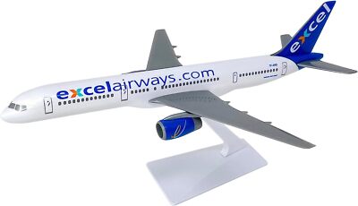 Flight Miniatures Excel Airways Boeing 757-200 Desk Display 1/200 Model Airplane