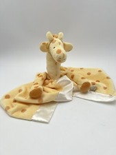 Bunnies By The Bay 18" Giraffe Lovey Security Blanket Satin Plush Sides 2013