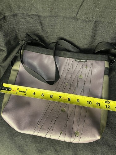 Holly Aiken Handbag Purple/Gray Canvas Geometric P Gently Used - Picture 5 of 6