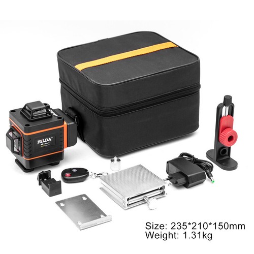16 Lines Laser Level with Lifting Base 4D 360° Horizontal&Vertical Self-Leveling - Picture 16 of 27