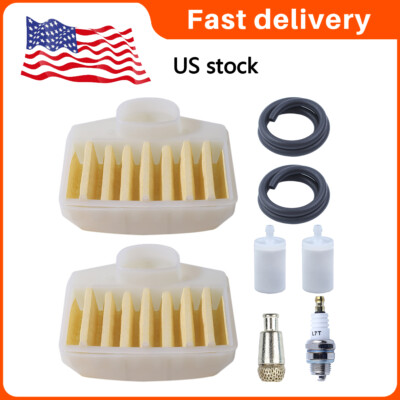 #ad #ad Air Filter fuel filter Kit For Husqvarna 365 372 371 362 Chainsaw w spark plug $15.79