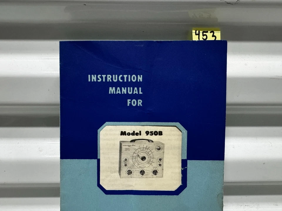 EICO Modelo 950B Resistencia-Capacitancia-Puente Compactador Manual de Instrucciones Foto 2 de 4