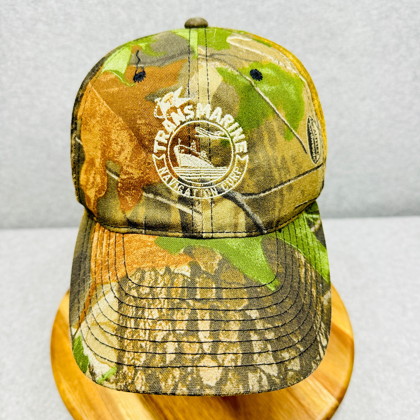 Transmarine Navigation Corp Baseball Hat Cap Realtree Hardwoods Camo