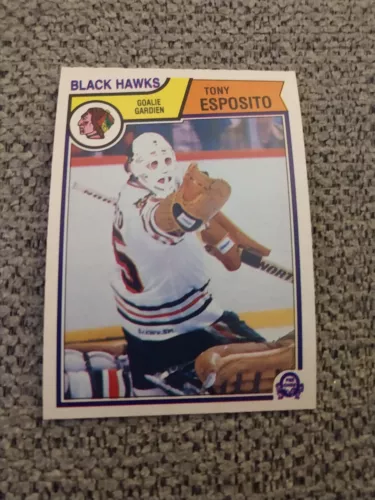 TONY ESPOSITO Chicago Blackhawks 1983/84 O-PEE-CHEE NHL HOCKEY CARD #99   EX+