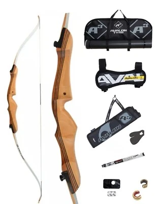 Core Holz Recurve Bogen Paket für Erwachsene. 68 Zoll RH, 26 Pfund brandneu kostenlose Lieferung