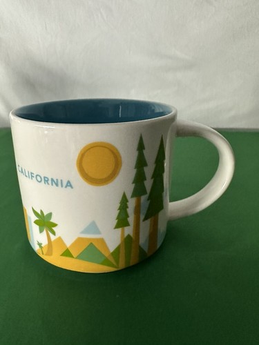 Taza de té café Starbucks You Are Here Across Globe 2015 California 14 oz - Imagen 3 de 10