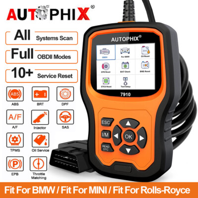 Autophix 7910 Vollsystem-OBD2-Diagnose für BMW Scanner mit Batterieregistrierung