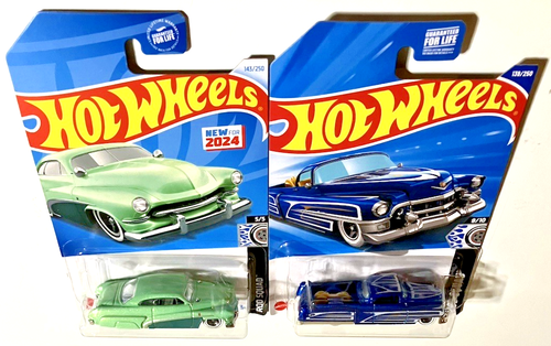 Hot Wheels~ 2024/25 ~ ROD SQUAD ~ Lot Of 2 ~ HIROHATA MERC + CUSTOM ~HTF~ NM- - Picture 6 of 12