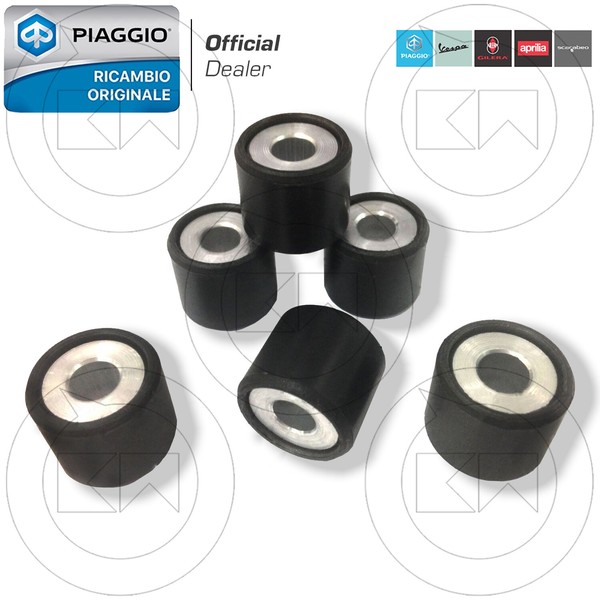 KIT 6 Rollen Variator Original Piaggio Liberty RST PTT 125 2005-2011-image