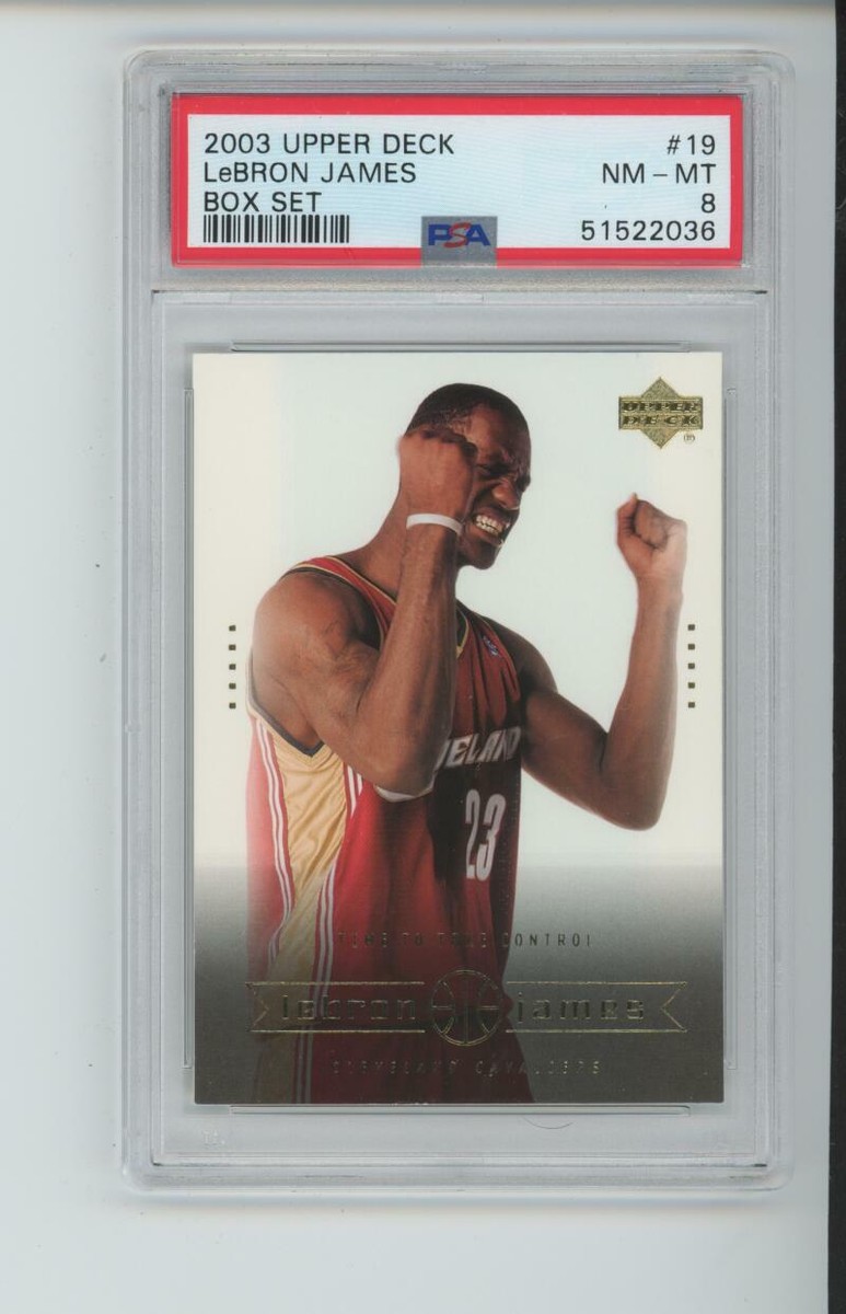 2003 Upper Deck Box Set#19 Lebron James ROOKIE RC NM-MT PSA 2003 Upper Deck Box Set#19 Lebron James ROOKIE RC NM-MT PSA
