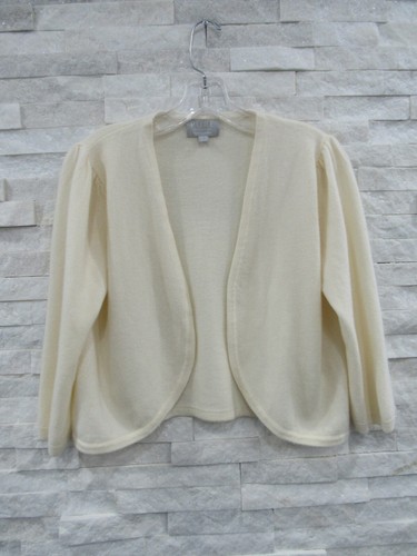 Cashmere Cropped Cardigan Shrug Sweater 