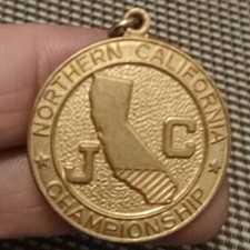 Medaglia nuoto 1974 oro 1° 🏊 JC N.California 200 stile libero USA America