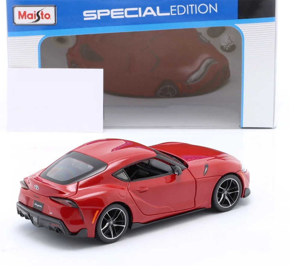 MK5 TOYOTA GR SUPRA Red - Rosso Die Cast 1/24 Maisto 32917 RD - Immagine 3 di 4