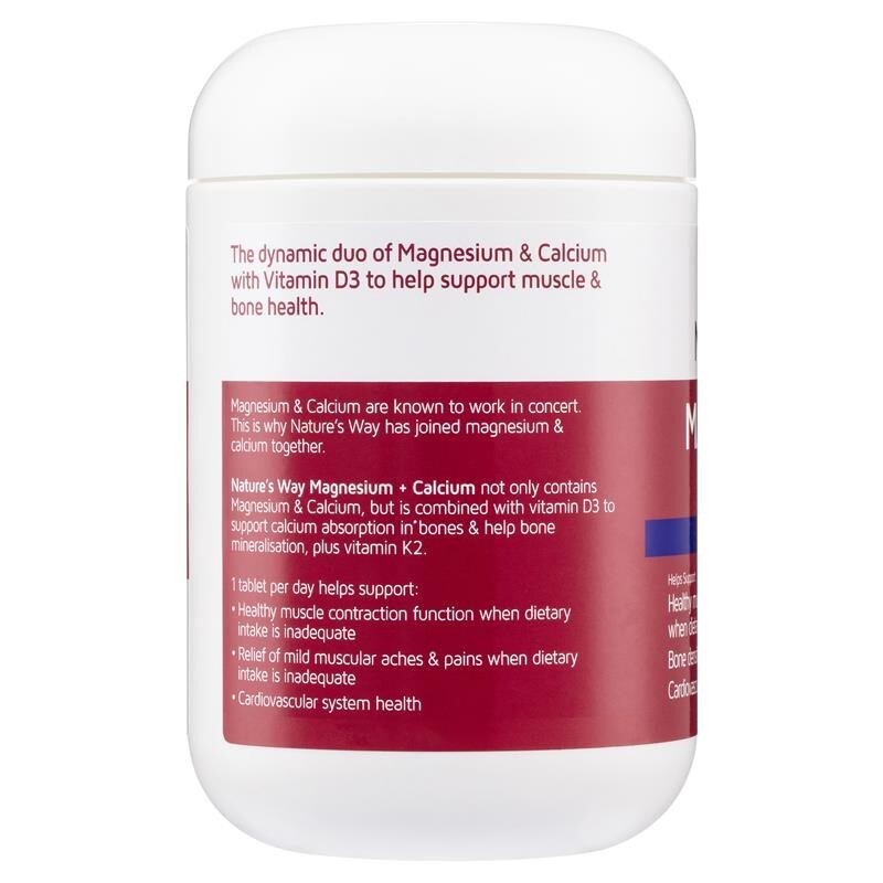 Nature's Way Magnesium Plus Calcium 150 Tablets "EXP 12/24" eBay