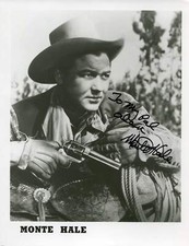 WESTERN ACTOR Monte Hale +2009 autograph, signed photo