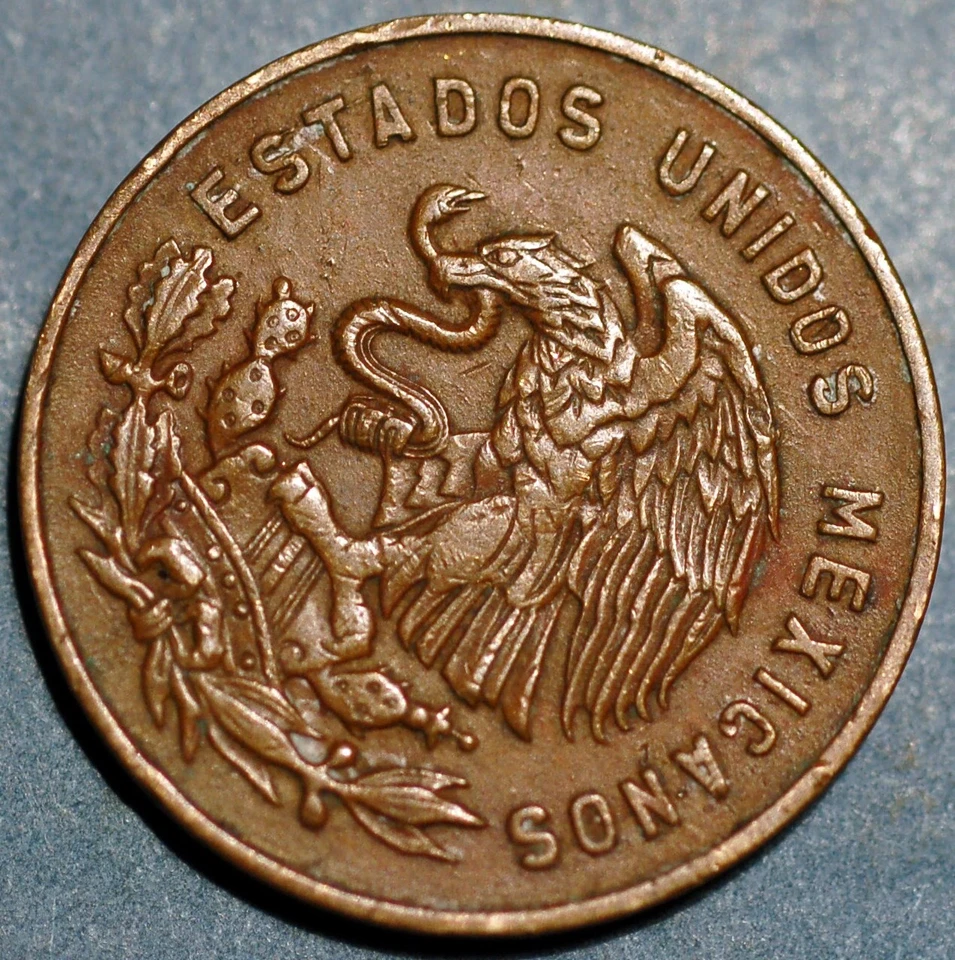 México ESTADOS UNIDOS MEXICANOS 5 centavos 1966 KM# 426 - Imagem 2 de 2