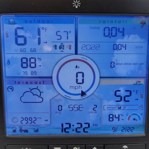 AcuRite Iris Professional 5 in 1 Weather Station 01536 Includes Outdoor Sensor - Picture 3 of 12