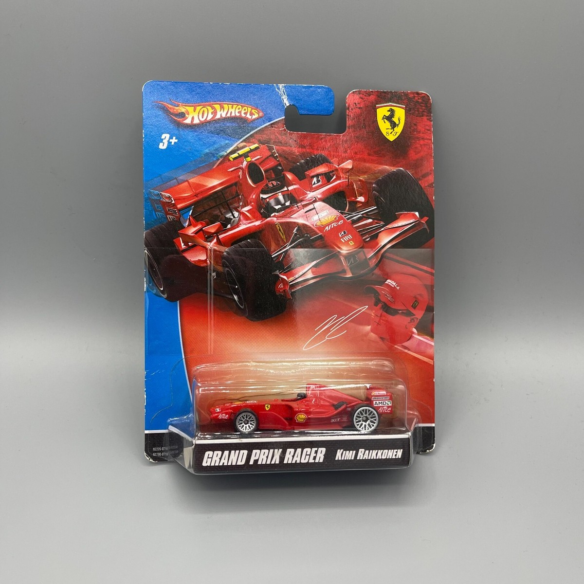 Hot Wheels Ferrari Grand Prix Racer 2007 Kimi Raikkonen VERY