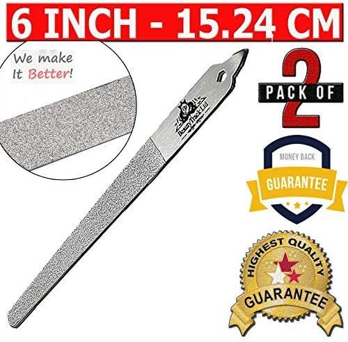 6-Inch Diamond Deb Nail File, for Manicure, Pedicure, Grooming Foot Skin, Podiat - Picture 2 of 11