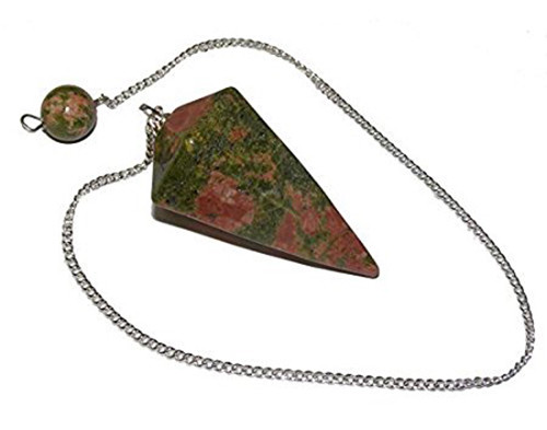 Unakite Faceted Pendulum - Photo 1/1