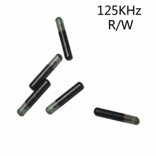 5x EM4305 125KHz RFID Rewrite Writable R/W UID Glass Tag Proximity Induction