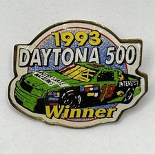 Dale Jarrett 1993 Daytona 500 Winner NASCAR Race Car Driver Enamel Lapel Hat Pin
