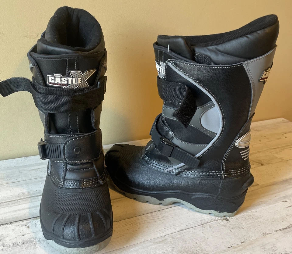 Castle X Race Racewear Moto de Nieve Impermeable Aislado Botas de Invierno para Hombres Talla 6M Foto 2 de 4