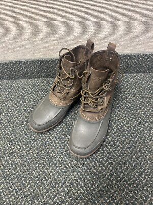 Men`s Sperry Decoy Duck Boots Brown Top Sider Size 8 M Muck