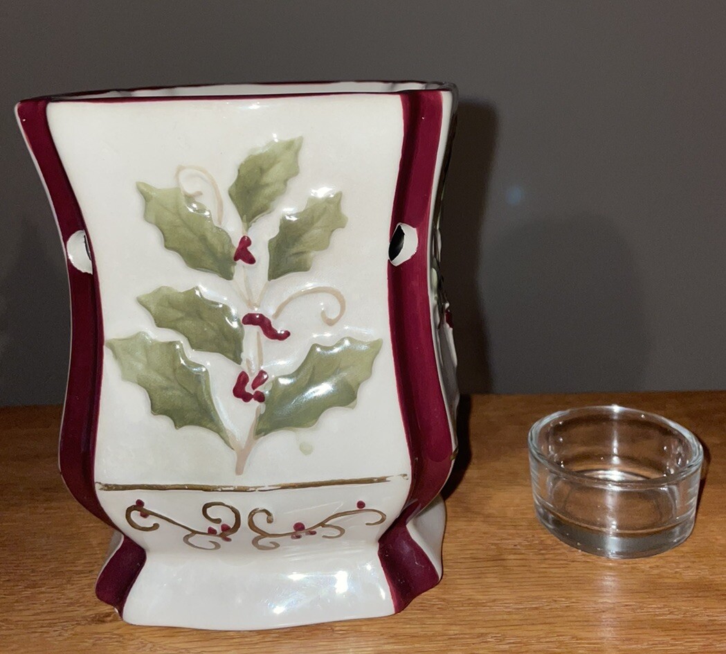 Yankee Candle Holly Candle Wax Melter eBay