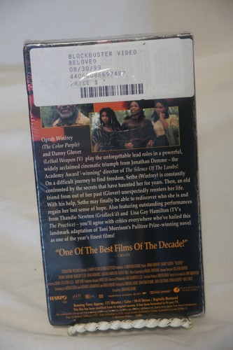 Beloved VHS VCR Video Tape Movie Danny Glover Oprah Winfrey Previewed - Picture 2 of 2