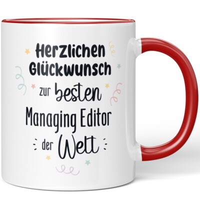 Herzlichen Glückwunsch zur besten Managing Editor der Welt 10007644357