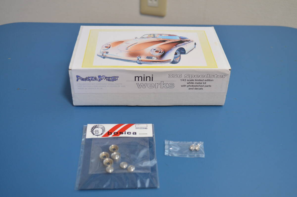 1/43 Piranha Models Porsche 356 Speedster Bosica Wheel Front 1/43 Piranha Models Porsche 356 Speedster Bosica Wheel Front