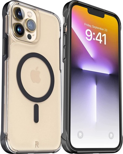 Phone Rebel - Étui mat transparent pour iPhone 13 Pro Max Plus givré série GEN-3 - Photo 2 sur 98