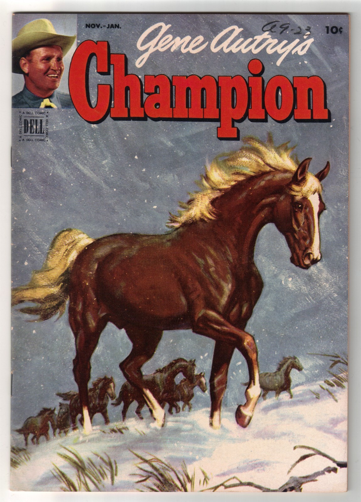 Gene Autry's Champion #8 VF/NM (9.0) 1952 Golden Age Dell Comic
