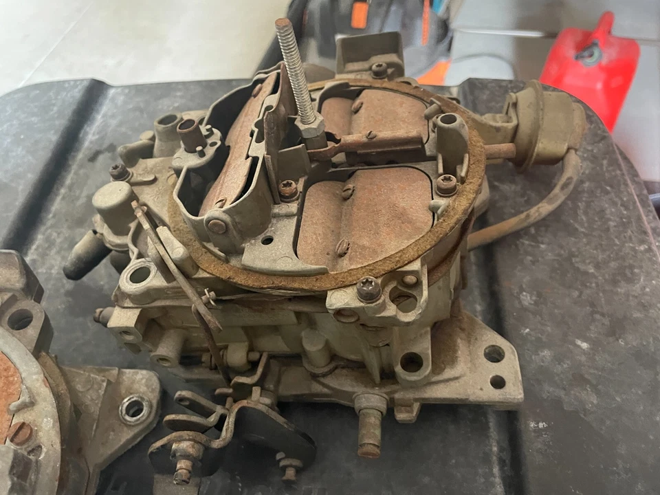 2 GM Qjet Carburetors - One good for rebuild, one for parts - Sale is for both - Image 3 of 4