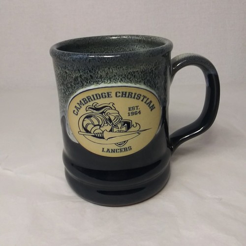 Cambridge Christian Lancers Deneen Pottery Hand Thrown Mug USA 2016 - Picture 16 of 18